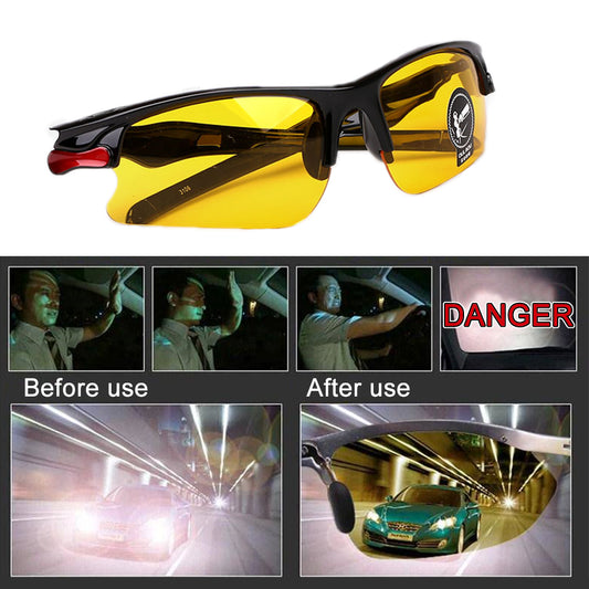 Hot Sale Day Night Car Vision Driver&#39;s Eyewear Anti Anti-Glare Night Vision Driver Goggles Night Driving Enhanced Light Glasses