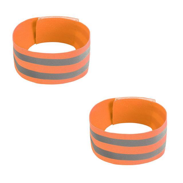 Reflective Bands Elastic Armband Wristband Ankle Leg Straps Safety Reflector Tape Straps for Night Jogging Biking Running