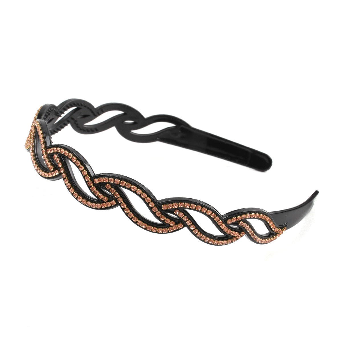 Fashion Pearl Non-Slip Rhinestone Hairbands Elastic Flower Women Hair Hoop Bands Headband Bezel Girls Hair Accessories Headdress