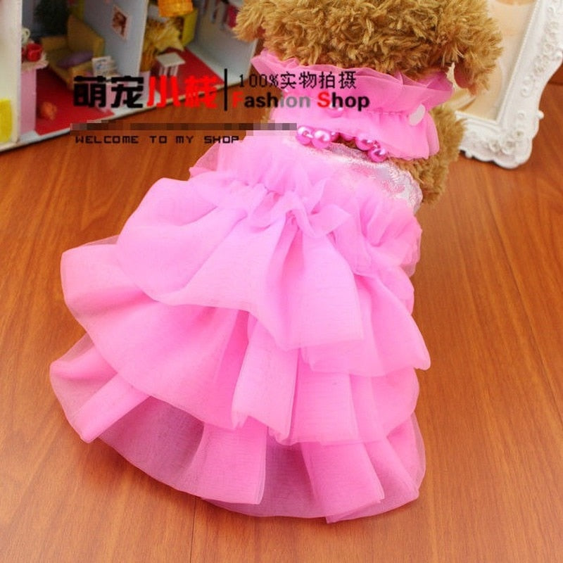 Dog Clothes for Small Dogs  Puppy Clothes The New Summer Wedding Dress Princess