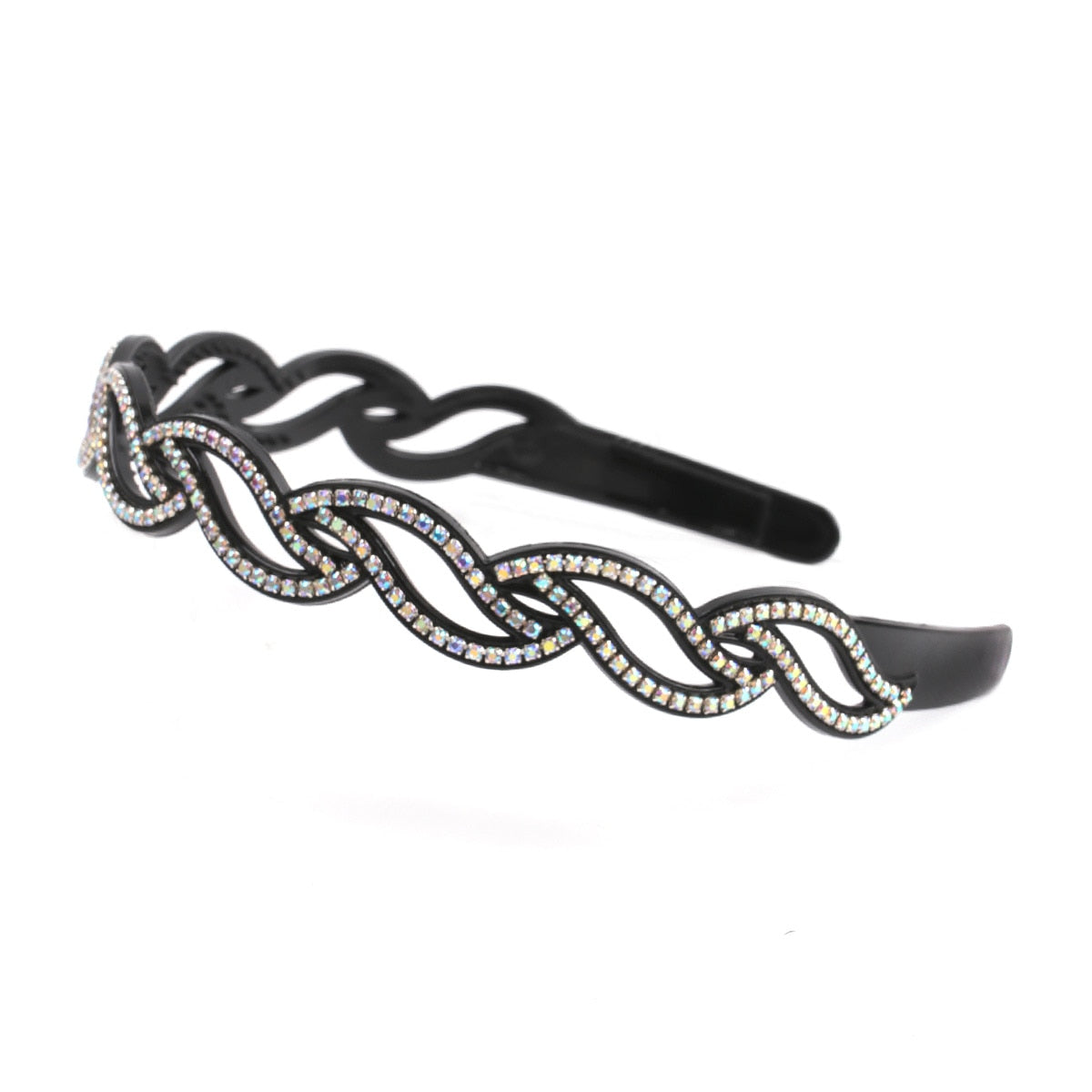 Fashion Pearl Non-Slip Rhinestone Hairbands Elastic Flower Women Hair Hoop Bands Headband Bezel Girls Hair Accessories Headdress
