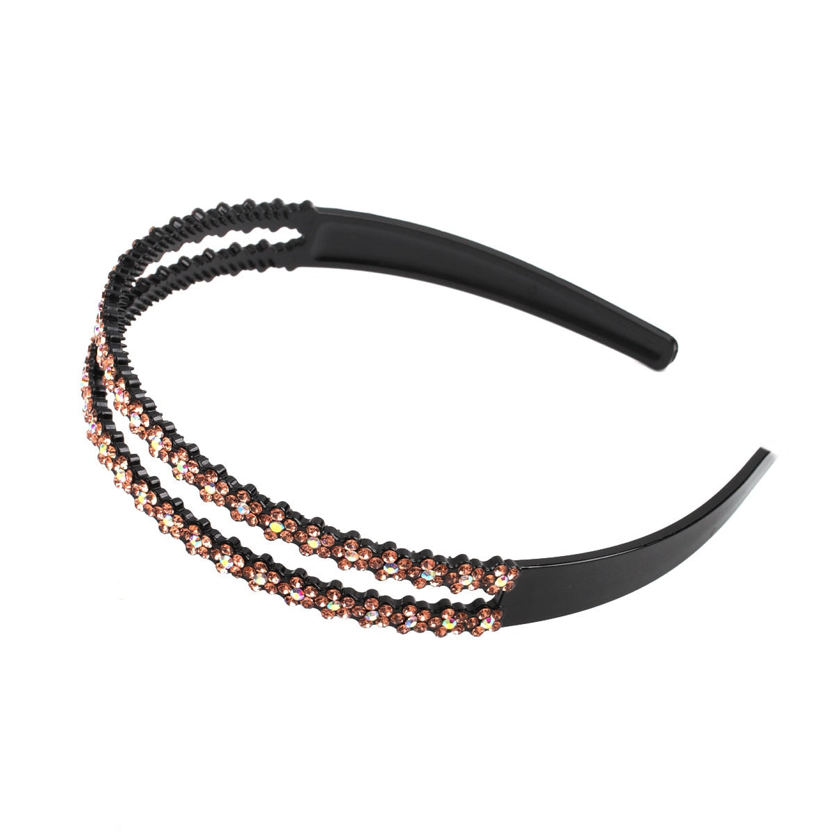 Fashion Pearl Non-Slip Rhinestone Hairbands Elastic Flower Women Hair Hoop Bands Headband Bezel Girls Hair Accessories Headdress