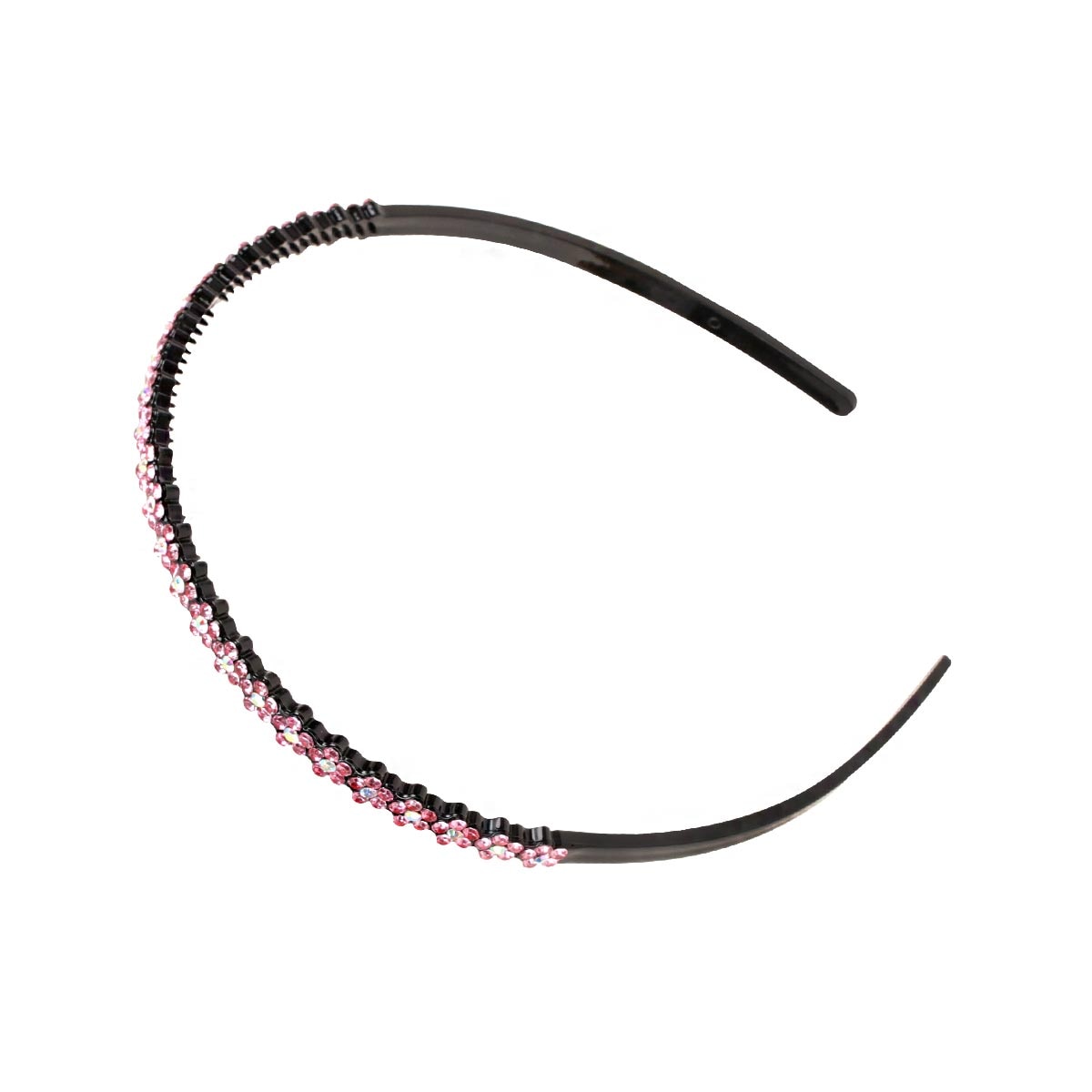 Fashion Pearl Non-Slip Rhinestone Hairbands Elastic Flower Women Hair Hoop Bands Headband Bezel Girls Hair Accessories Headdress