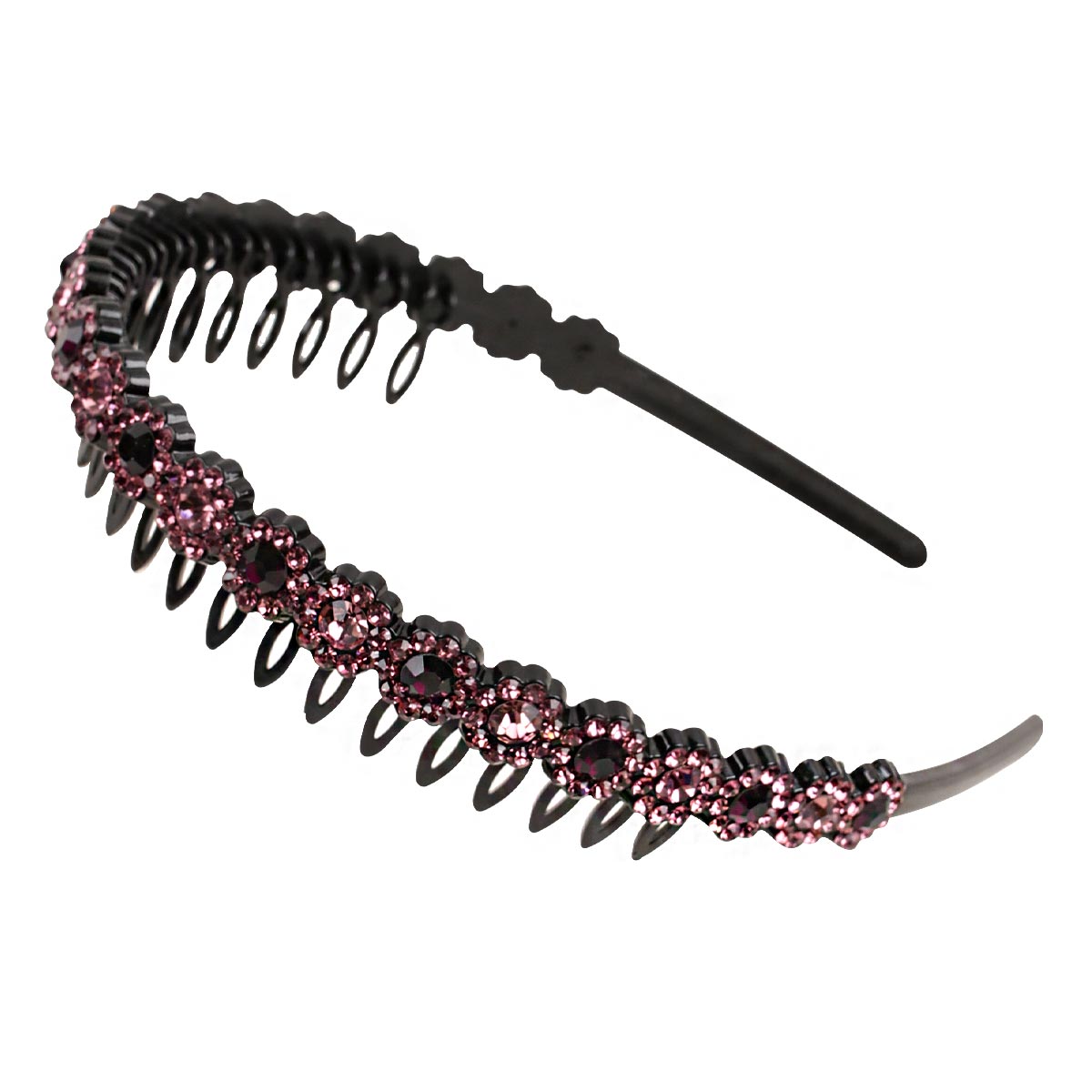 Fashion Pearl Non-Slip Rhinestone Hairbands Elastic Flower Women Hair Hoop Bands Headband Bezel Girls Hair Accessories Headdress