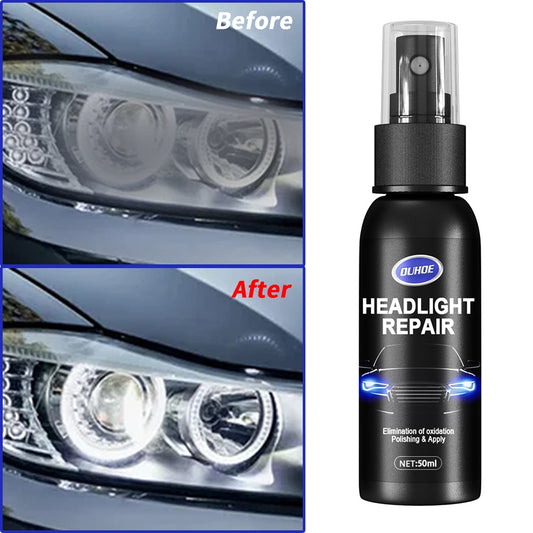 Car Headlight Polishing Agent Scratch Remover Repair Fluid Headlight Renewal Polish And Maintenance Liquid Kit Auto Accessories