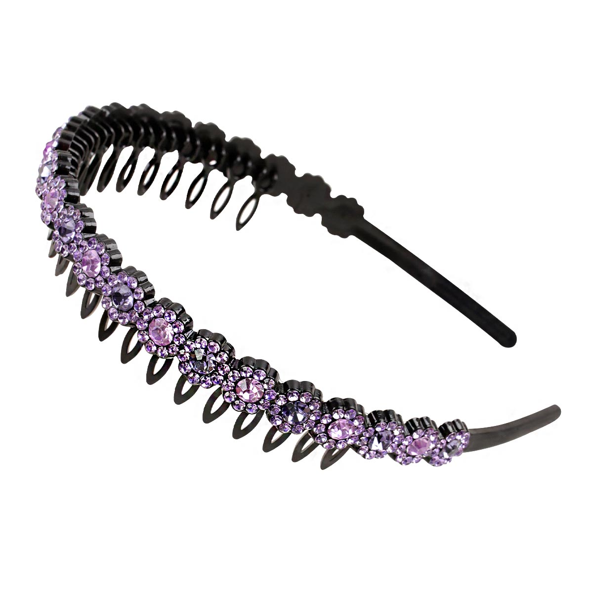 Fashion Pearl Non-Slip Rhinestone Hairbands Elastic Flower Women Hair Hoop Bands Headband Bezel Girls Hair Accessories Headdress